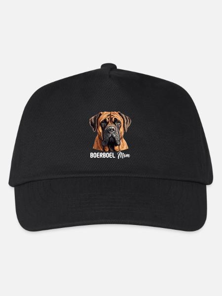 Hund Boerboel - Kinder Basecap - Schwarz