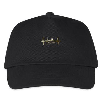 Bremen Skyline Bremen Heartbeat Fan Heart Love - Kids’ Baseball Cap - black - Front