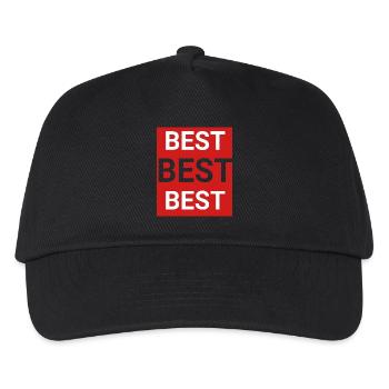 Bester - Kinder Basecap - Schwarz - Vorne