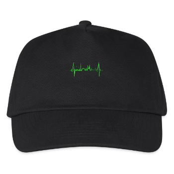 Bremen Skyline Bremen Heartbeat Fan Heart Love - Kids’ Baseball Cap - black - Front