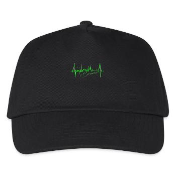 Bremen Skyline Bremen Heartbeat Fan Heart Love - Kids’ Baseball Cap - black - Front