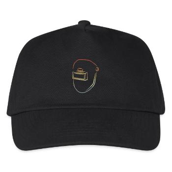 Welding Mask Drawing - Kids’ Baseball Cap - black - Front
