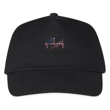 Seattle Skyline Heartbeat USA Fan Coeur Pulse Amour - Casquette de baseball Enfant - noir - Devant
