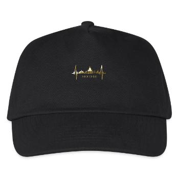 Dresden Skyline Heartbeat Dresden Heart Love Fan - Kids’ Baseball Cap - black - Front