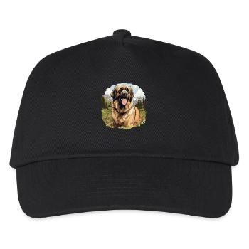 Leonberger - Kinder Basecap - Schwarz - Vorne
