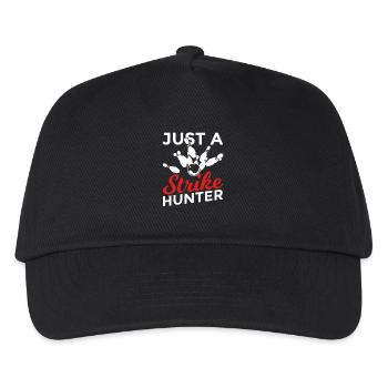 Just A Strike Hunter - Kinder Basecap - Schwarz - Vorne