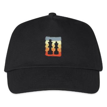 Vintage Chess Pieces - Kids’ Baseball Cap - black - Front