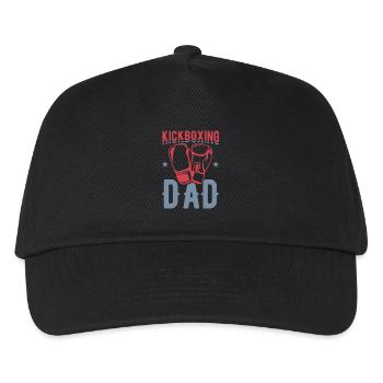 Kickboxing Dad - Kids’ Baseball Cap - black - Front