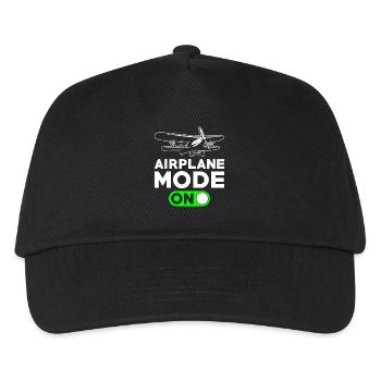 RC Model Airplane Pilot Gift - Kids’ Baseball Cap - black - Front