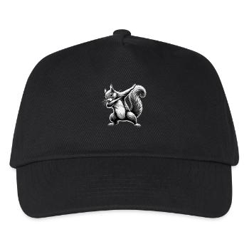 Tamponner l’écureuil - Casquette de baseball Enfant - noir - Devant