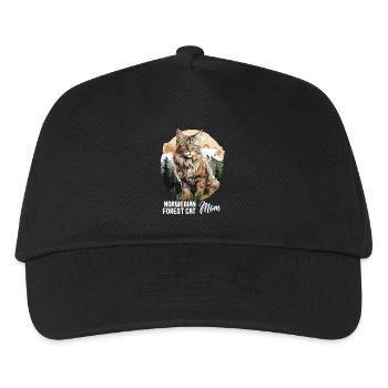 Norwegian Forest Cat - Kids’ Baseball Cap - black - Front