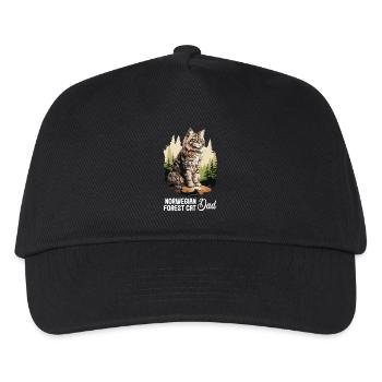 Norwegian Forest Cat - Kids’ Baseball Cap - black - Front