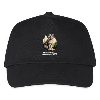 Norwegian Forest Cat - Kids’ Baseball Cap - black - Front