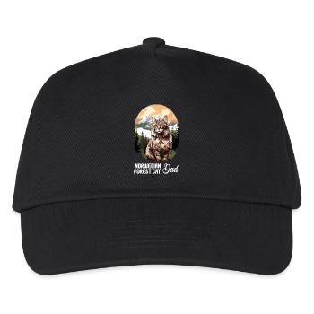 Norwegian Forest Cat - Kids’ Baseball Cap - black - Front