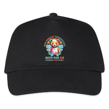 Cuddly Teddy Bear - Kids’ Baseball Cap - black - Front