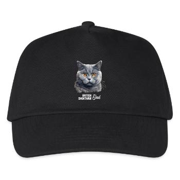 British Shorthair - Kids’ Baseball Cap - black - Front