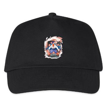 Möwe - Kinder Basecap - Schwarz - Vorne