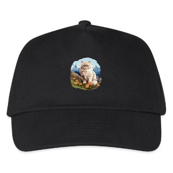 Chat persan Perser Katze - Casquette de baseball Enfant - noir - Devant