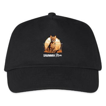 Savane - Casquette de baseball Enfant - noir - Devant