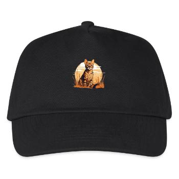 Savane - Casquette de baseball Enfant - noir - Devant