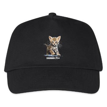 Savane - Casquette de baseball Enfant - noir - Devant