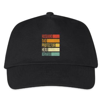 Bernardo nom papa cadeau - Casquette de baseball Enfant - noir - Devant