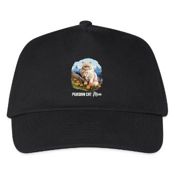 Chat persan Perser Katze - Casquette de baseball Enfant - noir - Devant