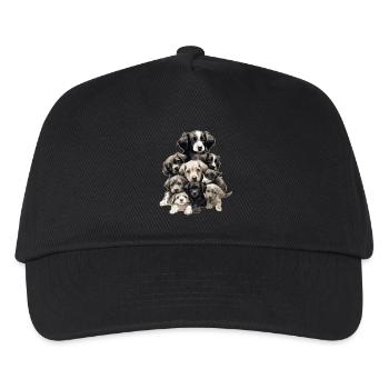 Cute dogs - Kids’ Baseball Cap - black - Front
