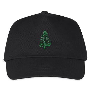 Frohe weihnachten Frohe weihnachten Frohe weihnach - Kinder Basecap - Schwarz - Vorne