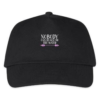 Nobody can reach me the water Denglisch - Kids’ Baseball Cap - black - Front