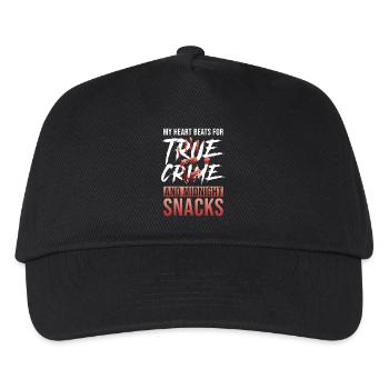 True Crime Addicted - Kids’ Baseball Cap - black - Front