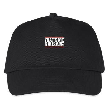 That´s me sausage. Denglisch - Kinder Basecap - Schwarz - Vorne