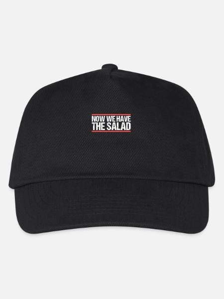 Now we have the salad. Denglisch - Kinder Basecap - Schwarz