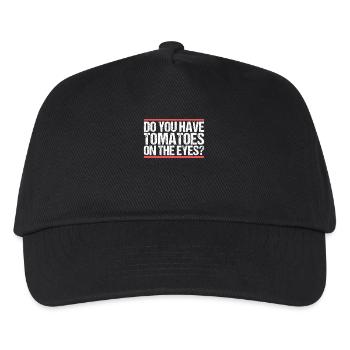 Avez-vous des tomates sur les yeux ? Danglais - Casquette de baseball Enfant - noir - Devant