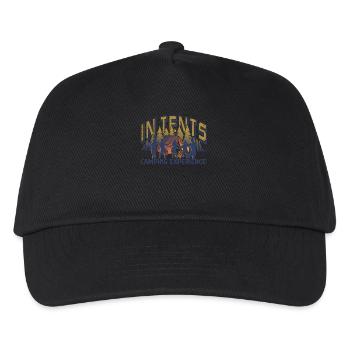 In tents camping experience! - Kids’ Baseball Cap - black - Front