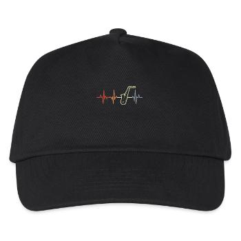 Saxophone Heart Palpitations Vintage - Kids’ Baseball Cap - black - Front