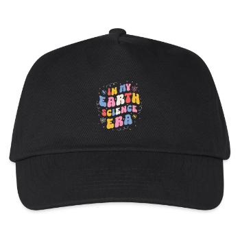 Studentin der Geowissenschaften Groovy Vintage - Kinder Basecap - Schwarz - Vorne