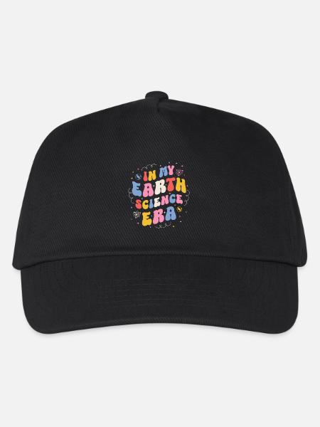 Studentin der Geowissenschaften Groovy Vintage - Kinder Basecap - Schwarz