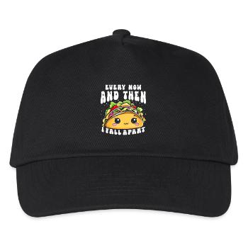 Every Now And Then I Fall Apart Taco Lover Mexican - Kids’ Baseball Cap - black - Front