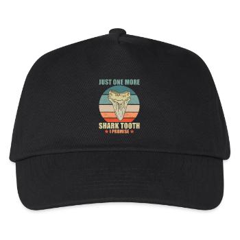 Nur noch ein Haifischzahn, versprochen Retro Fossil - Kinder Basecap - Schwarz - Vorne