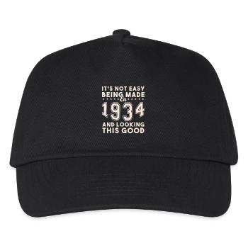 made in 1934 and looking this good - Kids’ Baseball Cap - black - Front