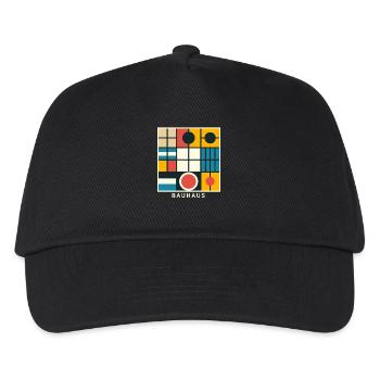 Bauhaus-Architektur Geometrische Ästhetik - Kinder Basecap - Schwarz - Vorne