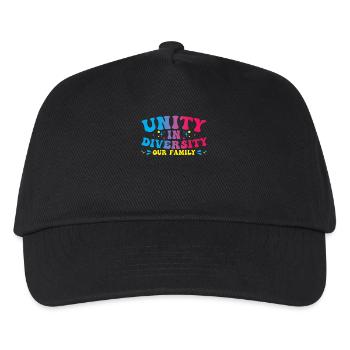 Diversity Family Diverse Einheit in Vielfalt - Kinder Basecap - Schwarz - Vorne