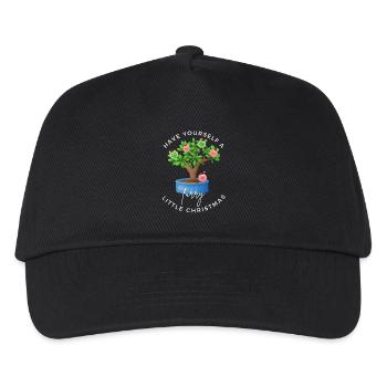 Haben Sie ein kleines pelziges Weihnachten - Kinder Basecap - Schwarz - Vorne