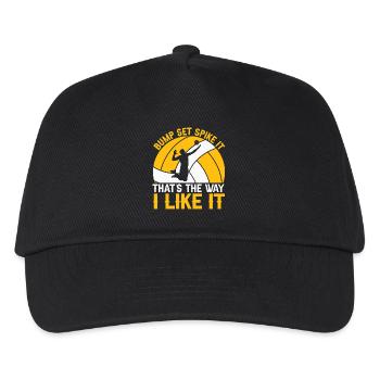 Bump Set Spike It That's the Way I Like - Kinder Basecap - Schwarz - Vorne