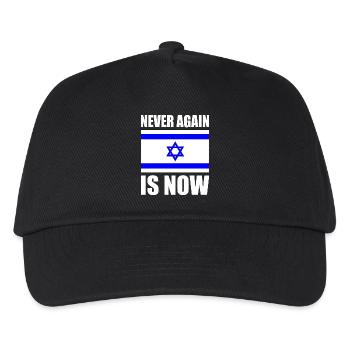 Never again is now - Kids’ Baseball Cap - black - Front