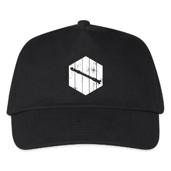 Flute Drawing - Kids’ Baseball Cap - black - Front