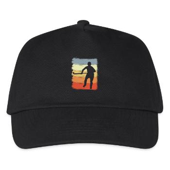 Vintage Field Hockey - Kids’ Baseball Cap - black - Front