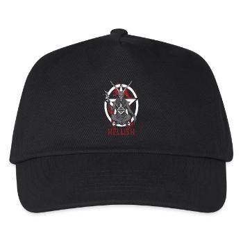 Hellish Satan Baphomet - Kinder Basecap - Schwarz - Vorne