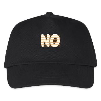 Lire entre les lignes - Casquette de baseball Enfant - noir - Devant